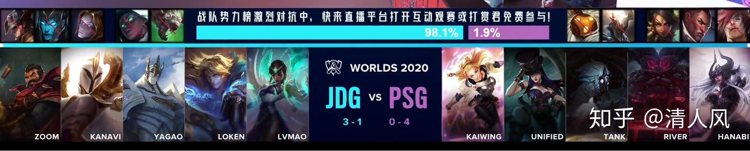 JDGaming翻盘PSG，BDD爆发神勇