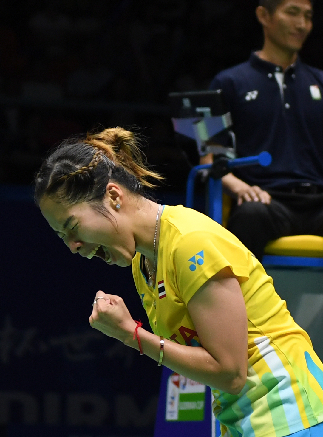 韩国羽毛球队逆转泰国羽毛球队，辛杜高光表现